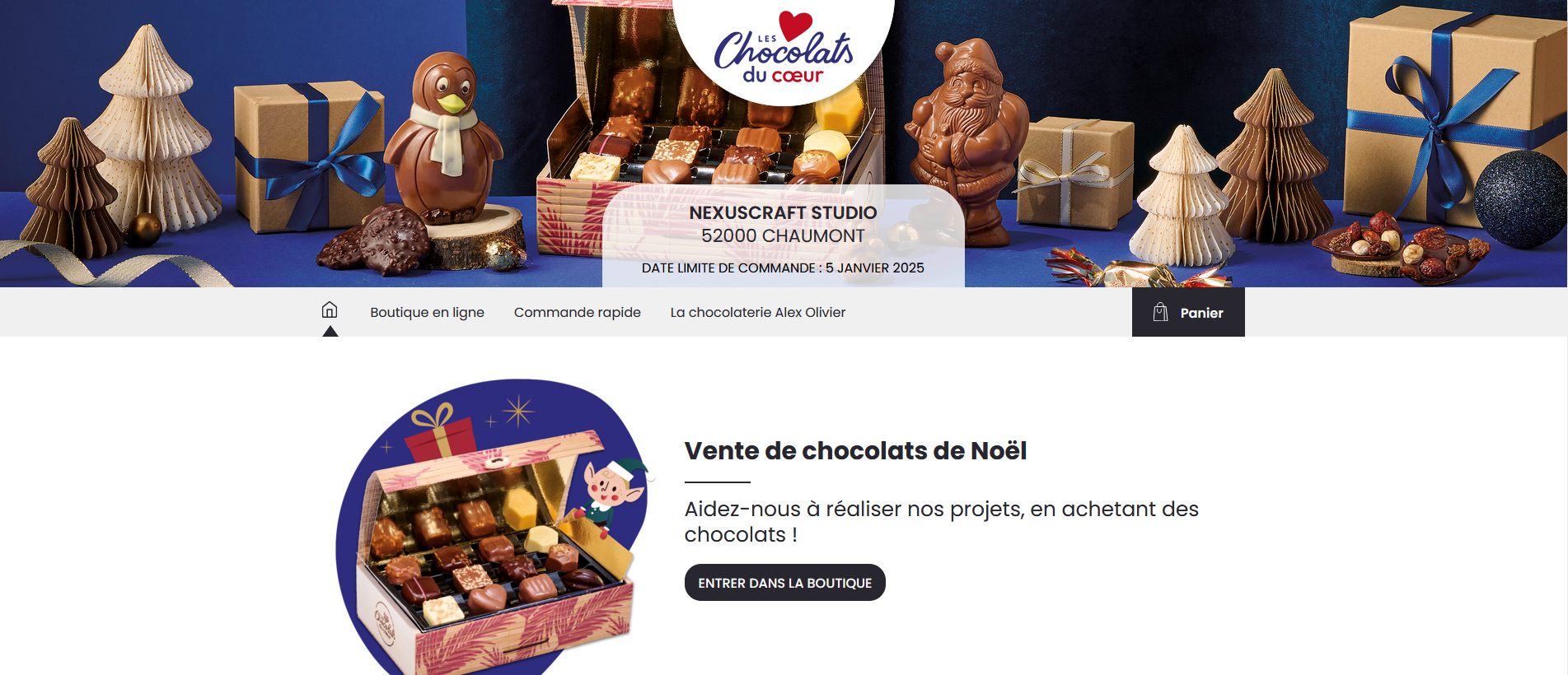 Soutenez NexusCraft Studio avec des chocolats et des fleurs !